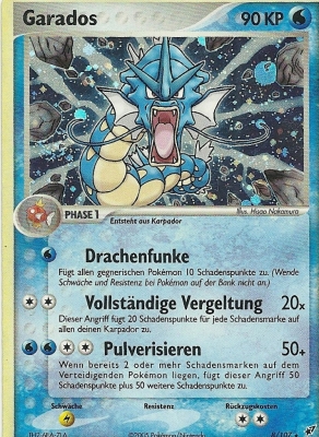 Garados 8 — EX Deoxys (German Pokémon TCG card)