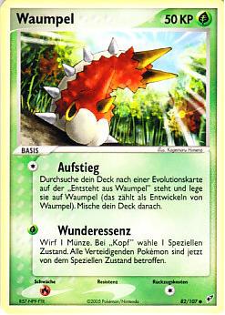 Waumpel 82 — EX Deoxys (German Pokémon TCG card)