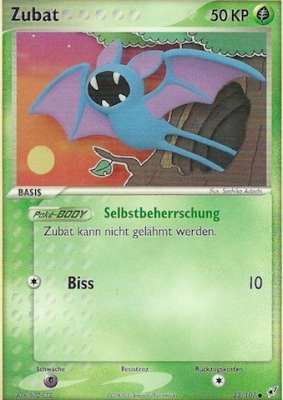 Zubat 83 — EX Deoxys (German Pokémon TCG card)