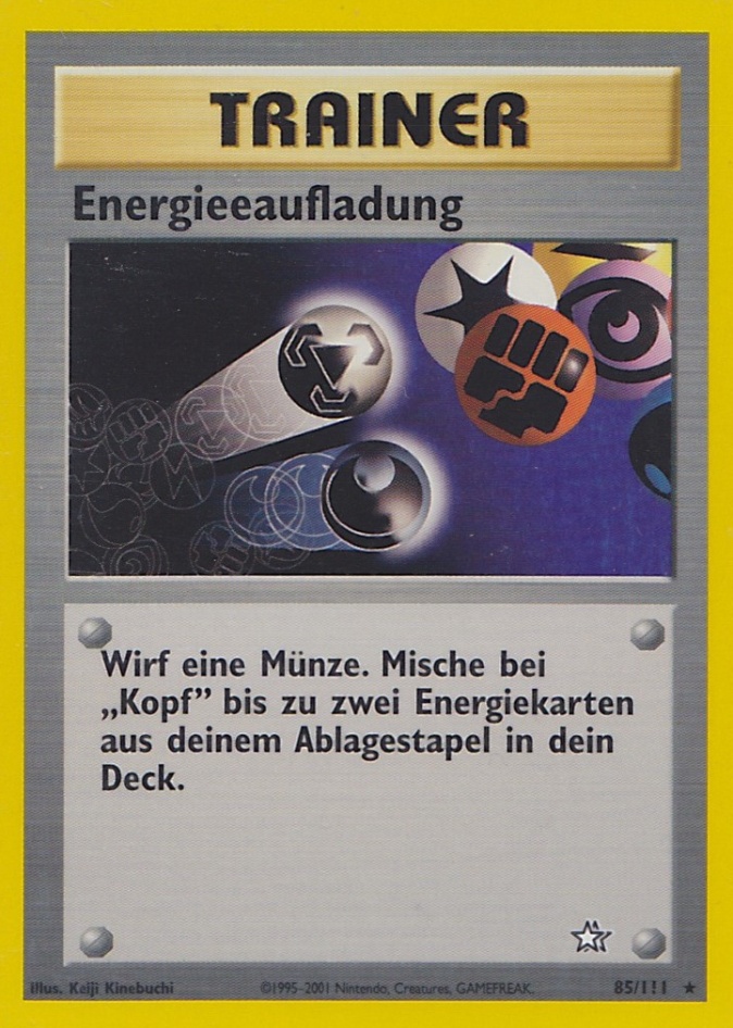 Energieaufladung 86 — EX Deoxys (German Pokémon TCG card)