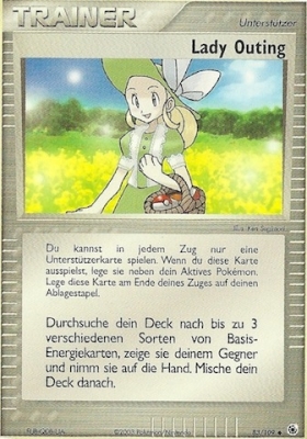 Lady Outing 87 — EX Deoxys (German Pokémon TCG card)