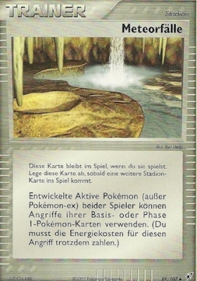 Meteorfälle 89 — EX Deoxys (German Pokémon TCG card)