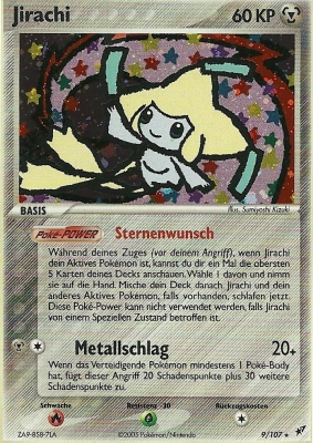 Jirachi 9 — EX Deoxys (German Pokémon TCG card)