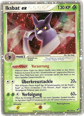 Iksbat ex 96 — EX Deoxys (German Pokémon TCG card)