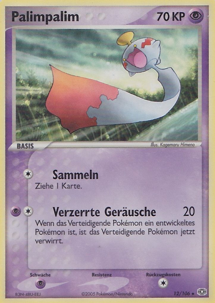 Palimpalim 12 — EX Smaragd (German Pokémon TCG card)