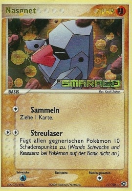 Nasgnet 17 — EX Smaragd (German Pokémon TCG card)