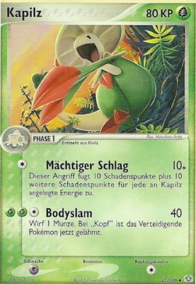 Kapilz 22 — EX Smaragd (German Pokémon TCG card)