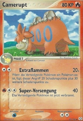 Camerupt 23 — EX Smaragd (German Pokémon TCG card)
