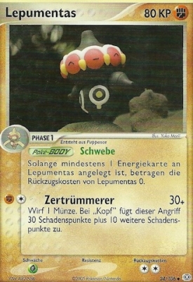 Lepumentas 24 — EX Smaragd (German Pokémon TCG card)