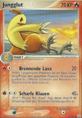 Jungglut 25 — EX Smaragd (German Pokémon TCG card)
