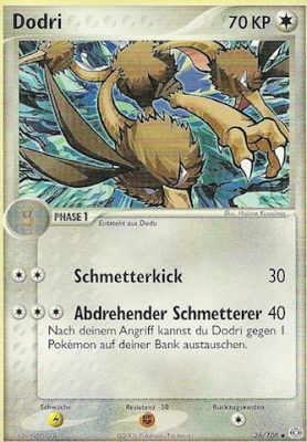 Dodri 26 — EX Smaragd (German Pokémon TCG card)