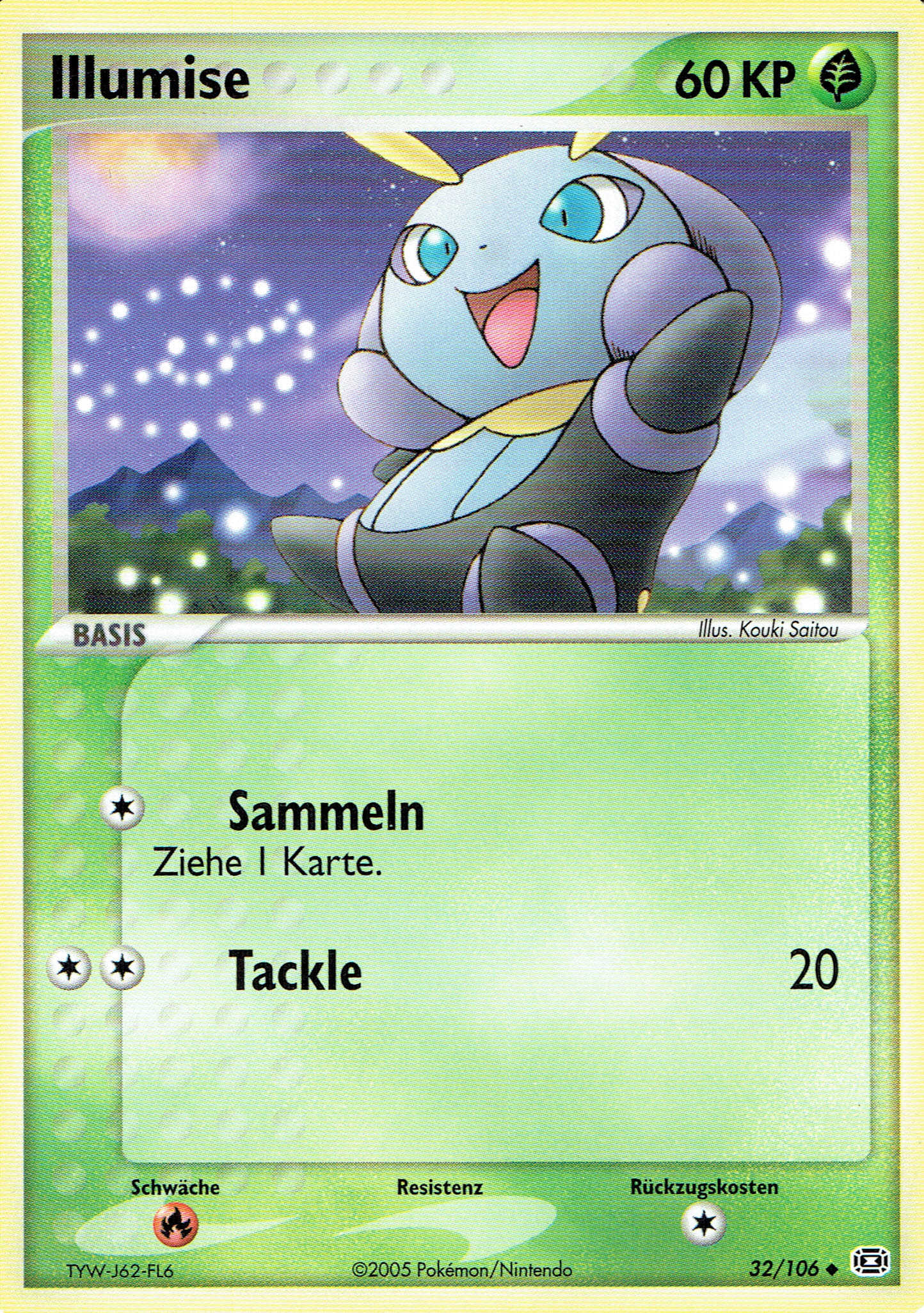 Illumise 32 — EX Smaragd (German Pokémon TCG card)