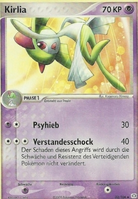 Kirlia 33 — EX Smaragd (German Pokémon TCG card)