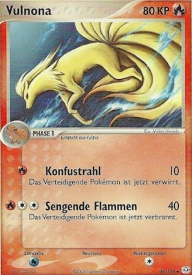Vulnona 38 — EX Smaragd (German Pokémon TCG card)