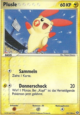 Plusle 39 — EX Smaragd (German Pokémon TCG card)