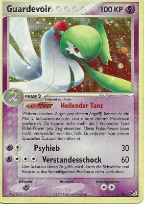 Guardevoir 4 — EX Smaragd (German Pokémon TCG card)
