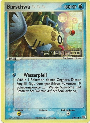 Barschwa 50 — EX Smaragd (German Pokémon TCG card)