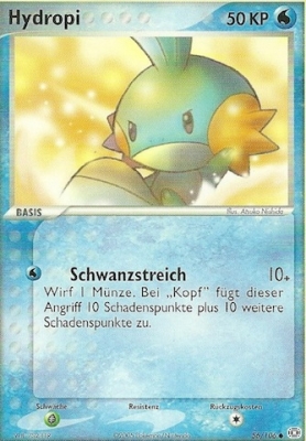 Hydropi 56 — EX Smaragd (German Pokémon TCG card)