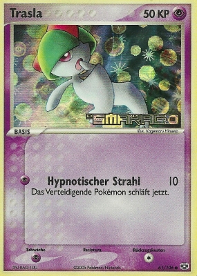 Trasla 61 — EX Smaragd (German Pokémon TCG card)
