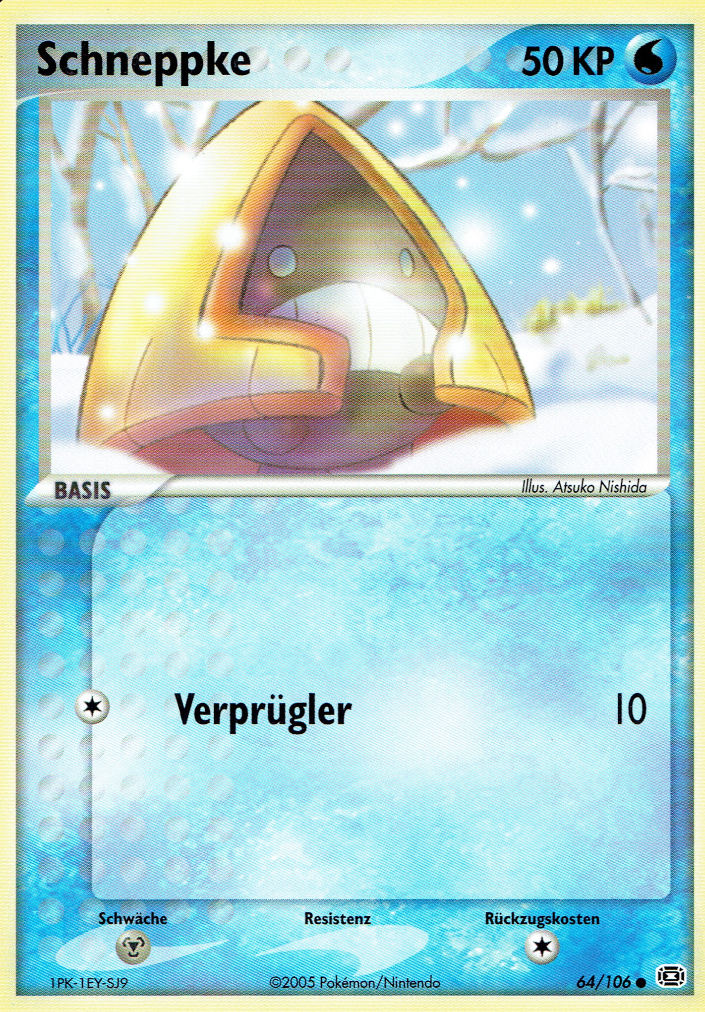Schneppke 64 — EX Smaragd (German Pokémon TCG card)