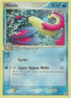 Milotic 8 — EX Smaragd (German Pokémon TCG card)