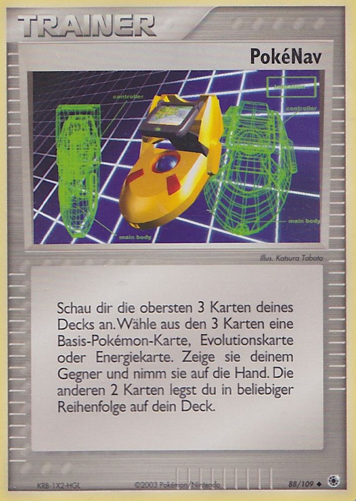 PokéNav 81 — EX Smaragd (German Pokémon TCG card)