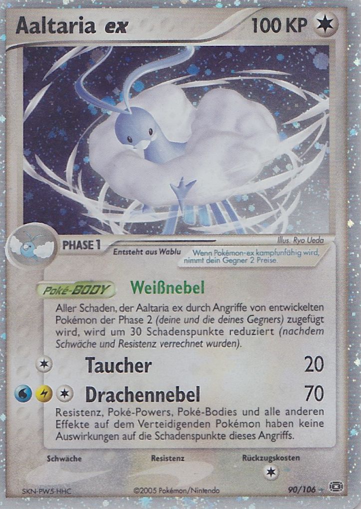 Altaria ex 90 — EX Smaragd (German Pokémon TCG card)