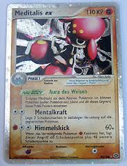 Meditalis ex 95 — EX Smaragd (German Pokémon TCG card)