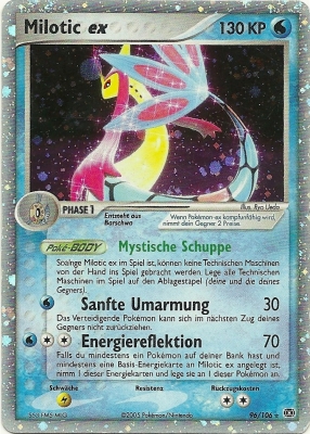 Milotic ex 96 — EX Smaragd (German Pokémon TCG card)