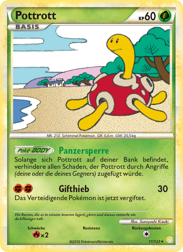 Pottrott 11 — HeartGold SoulSilver (German Pokémon TCG card)