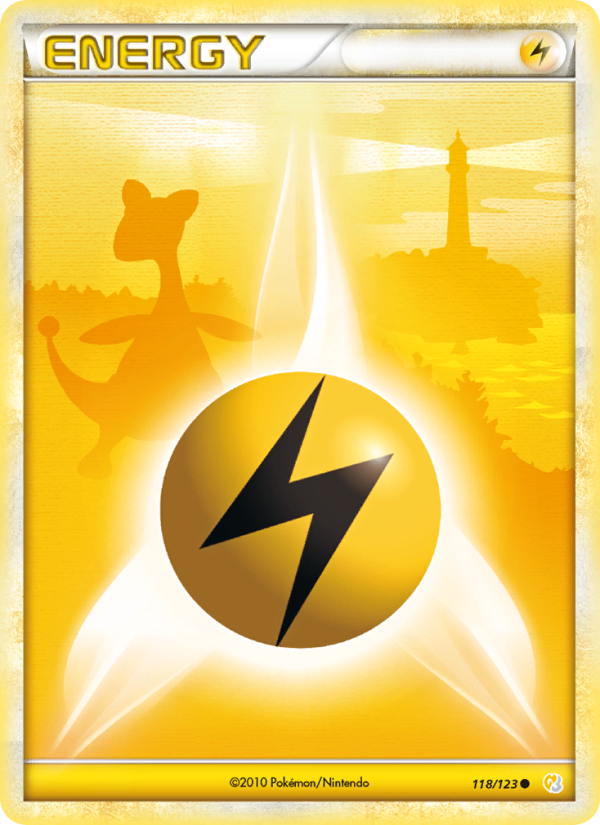 Elektroenergie 118 — HeartGold SoulSilver (German Pokémon TCG card)