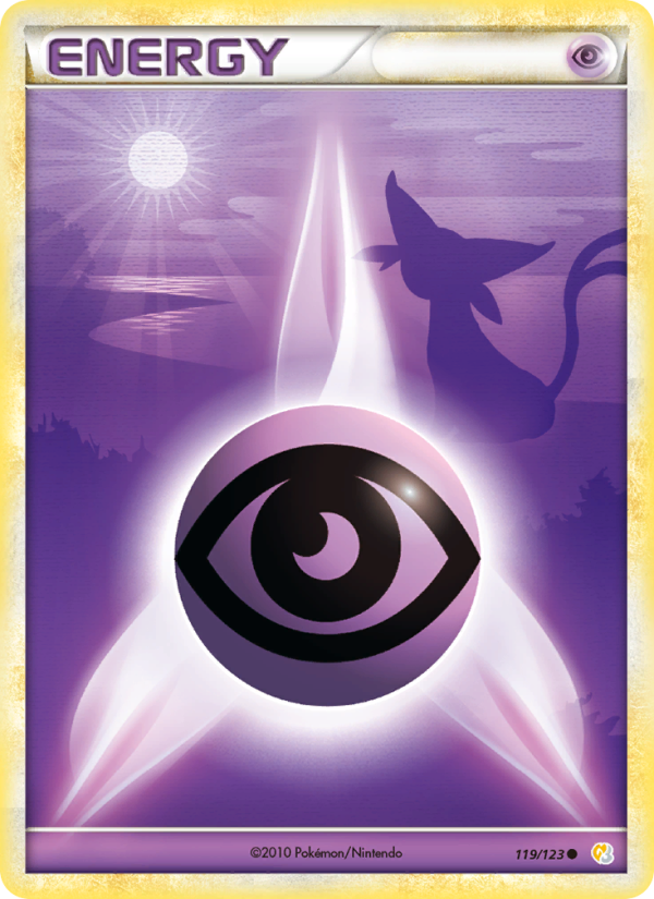 Psychoenergie 119 — HeartGold SoulSilver (German Pokémon TCG card)