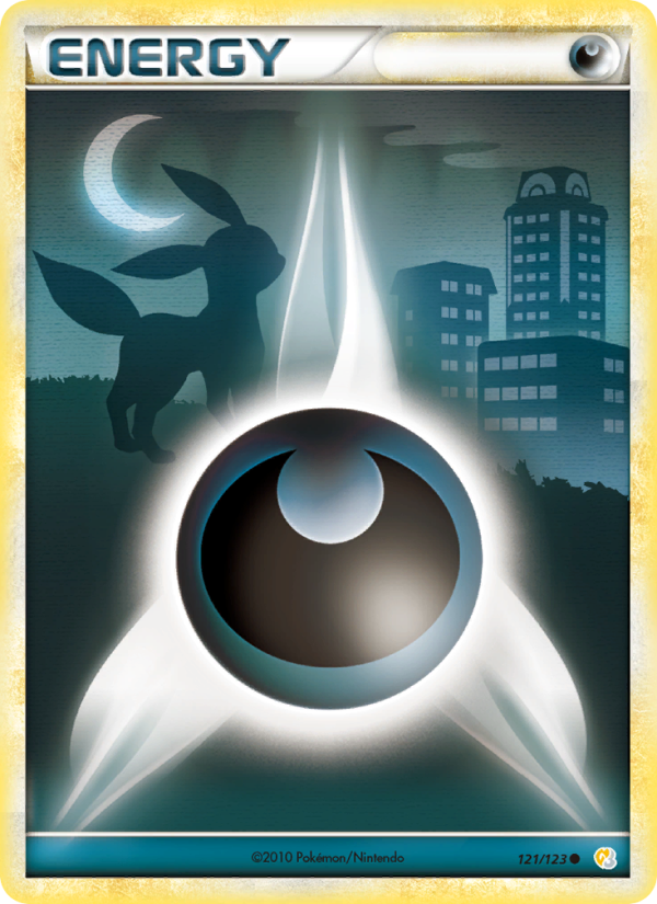Finsternis-Energie 121 — HeartGold SoulSilver (German Pokémon TCG card)