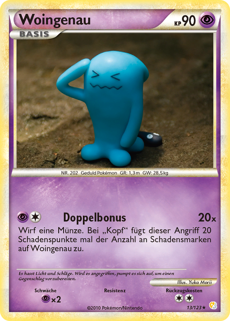 Woingenau 13 — HeartGold SoulSilver (German Pokémon TCG card)