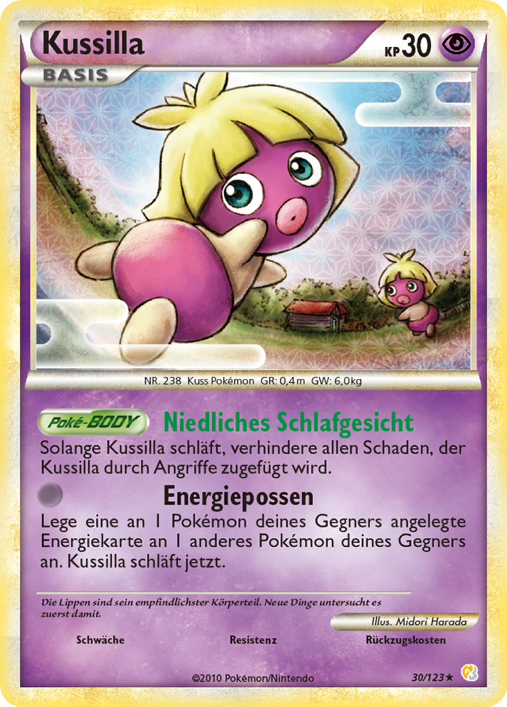 Kussilla 30 — HeartGold SoulSilver (German Pokémon TCG card)