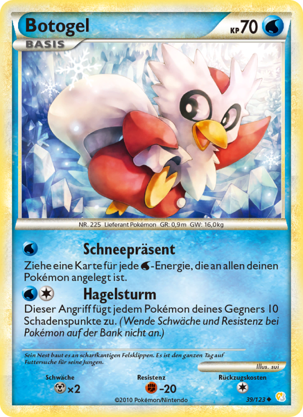 Botogel 39 — HeartGold SoulSilver (German Pokémon TCG card)