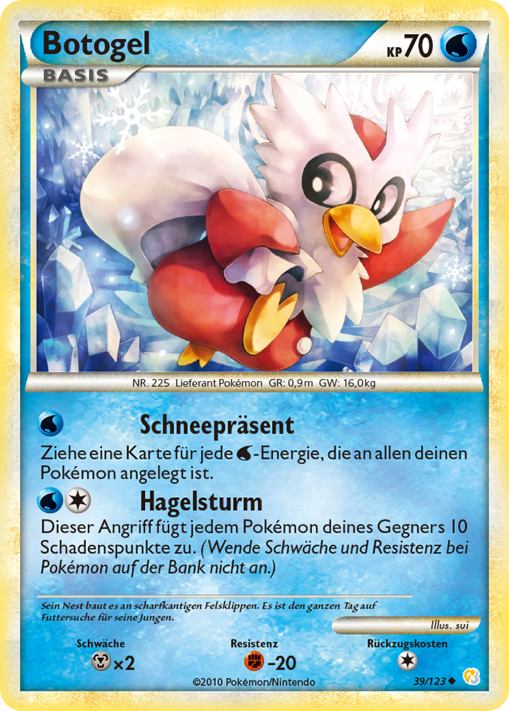 Botogel 39 — HeartGold SoulSilver (German Pokémon TCG card)