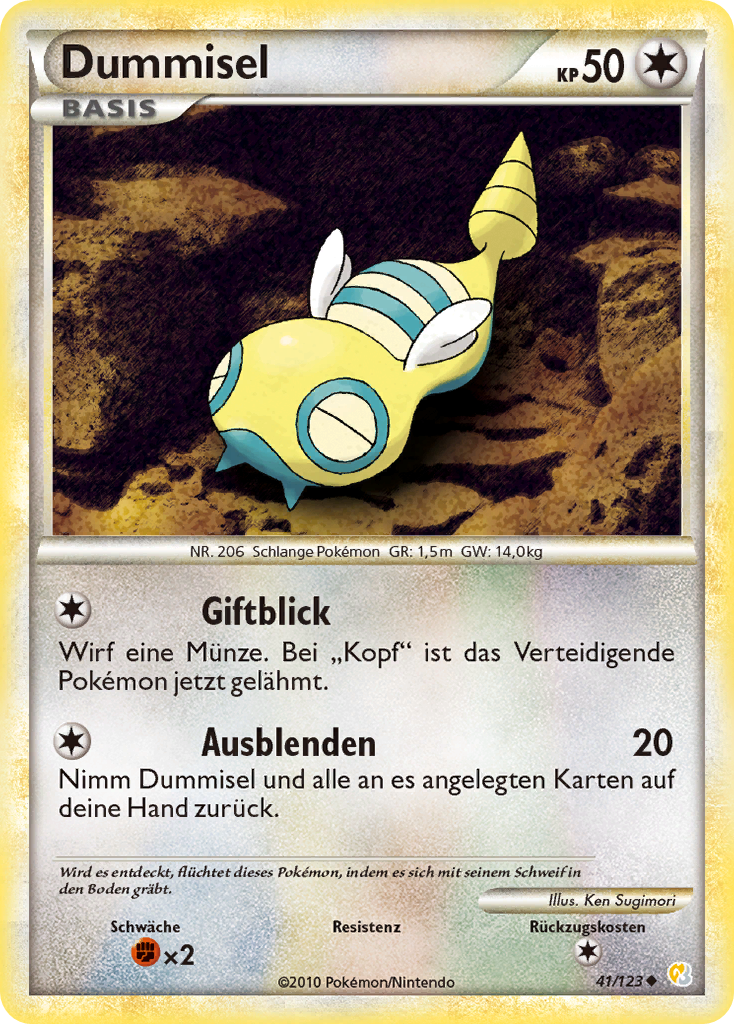 Dummisel 41 — HeartGold SoulSilver (German Pokémon TCG card)