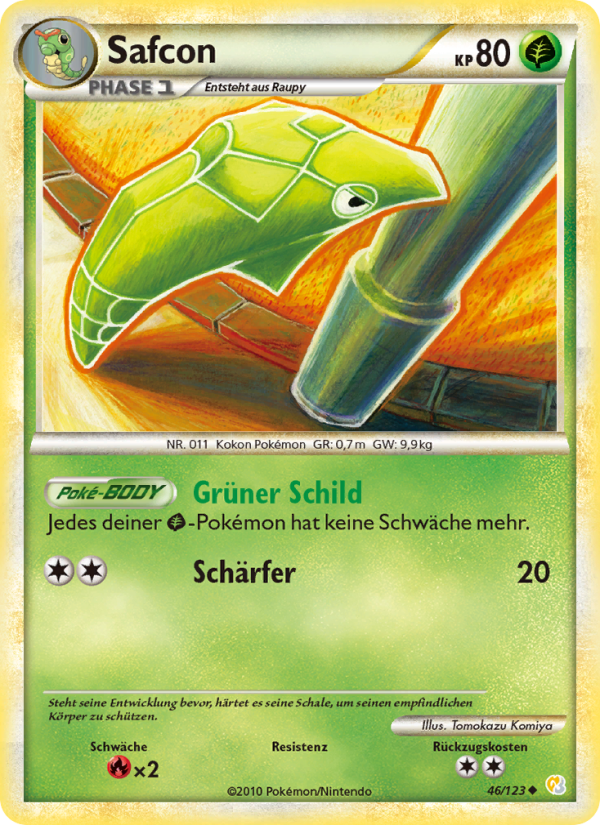 Safcon 46 — HeartGold SoulSilver (German Pokémon TCG card)