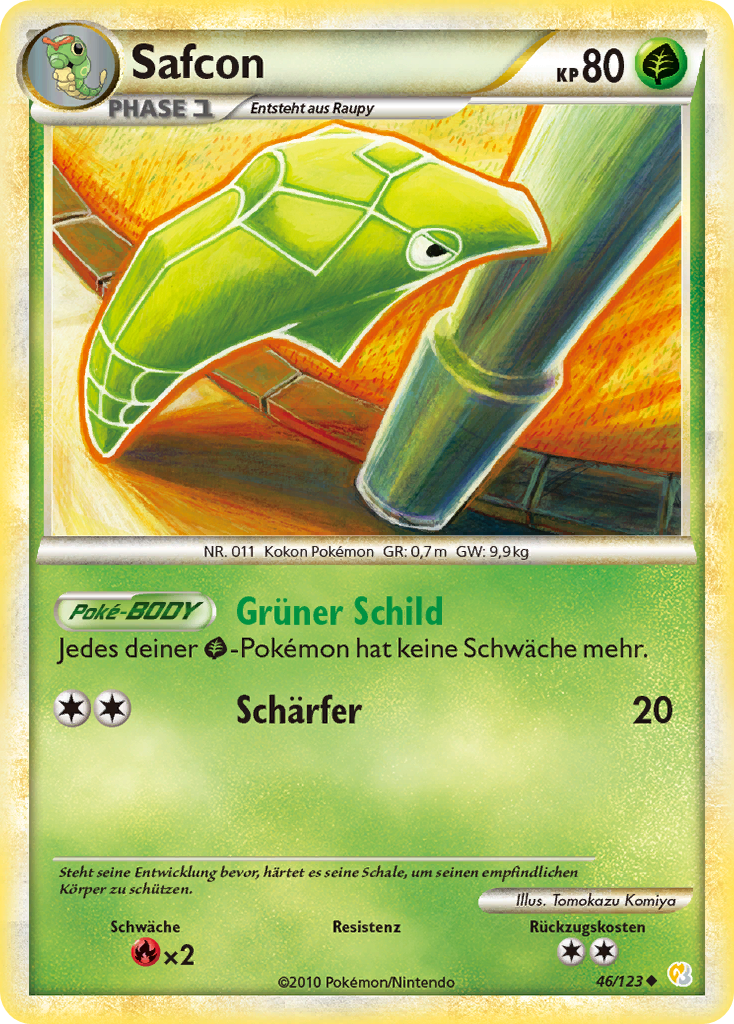 Safcon 46 — HeartGold SoulSilver (German Pokémon TCG card)