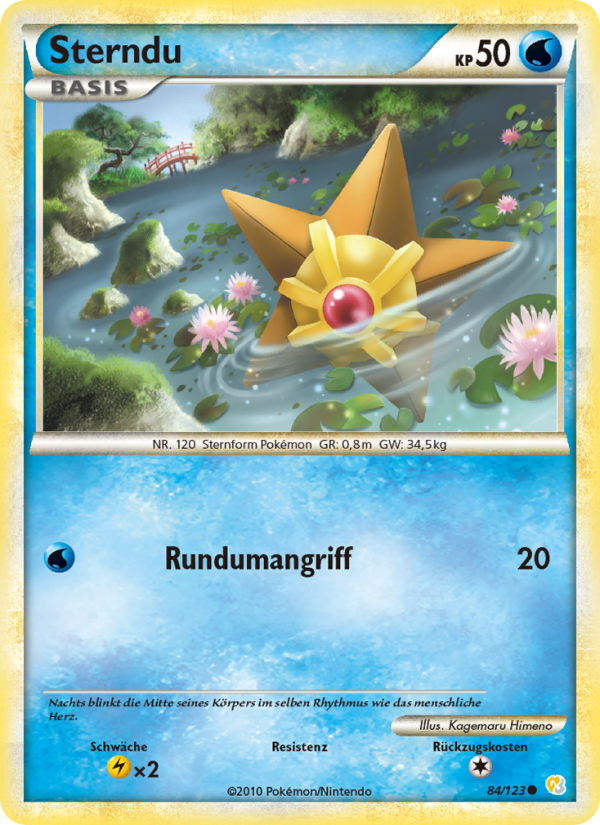Sterndu 84 — HeartGold SoulSilver (German Pokémon TCG card)