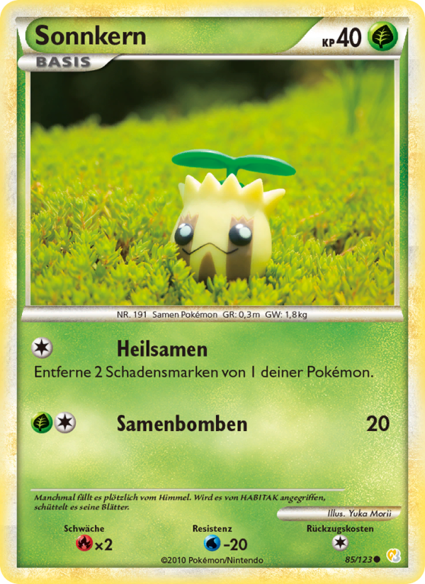 Sonnkern 85 — HeartGold SoulSilver (German Pokémon TCG card)
