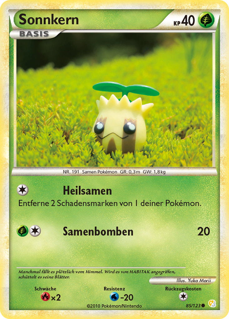 Sonnkern 85 — HeartGold SoulSilver (German Pokémon TCG card)