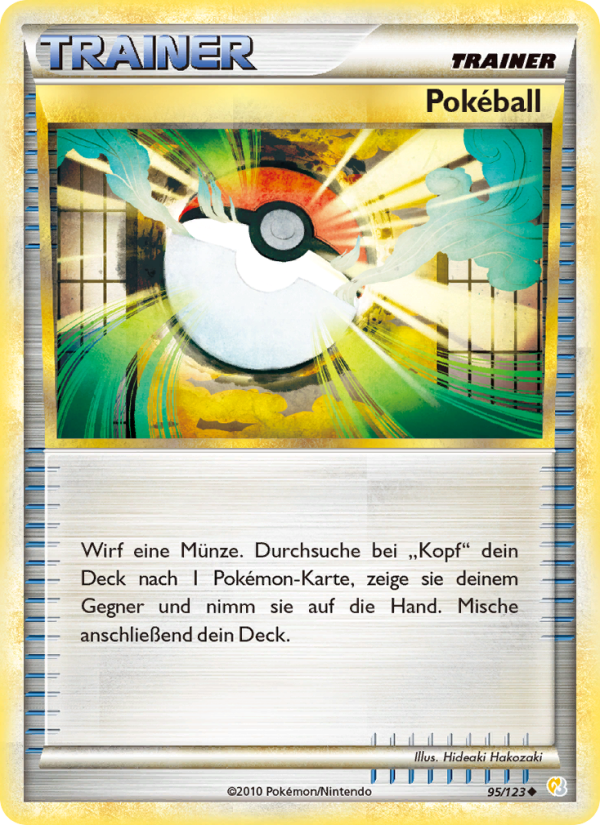 Pokéball 95 — HeartGold SoulSilver (German Pokémon TCG card)