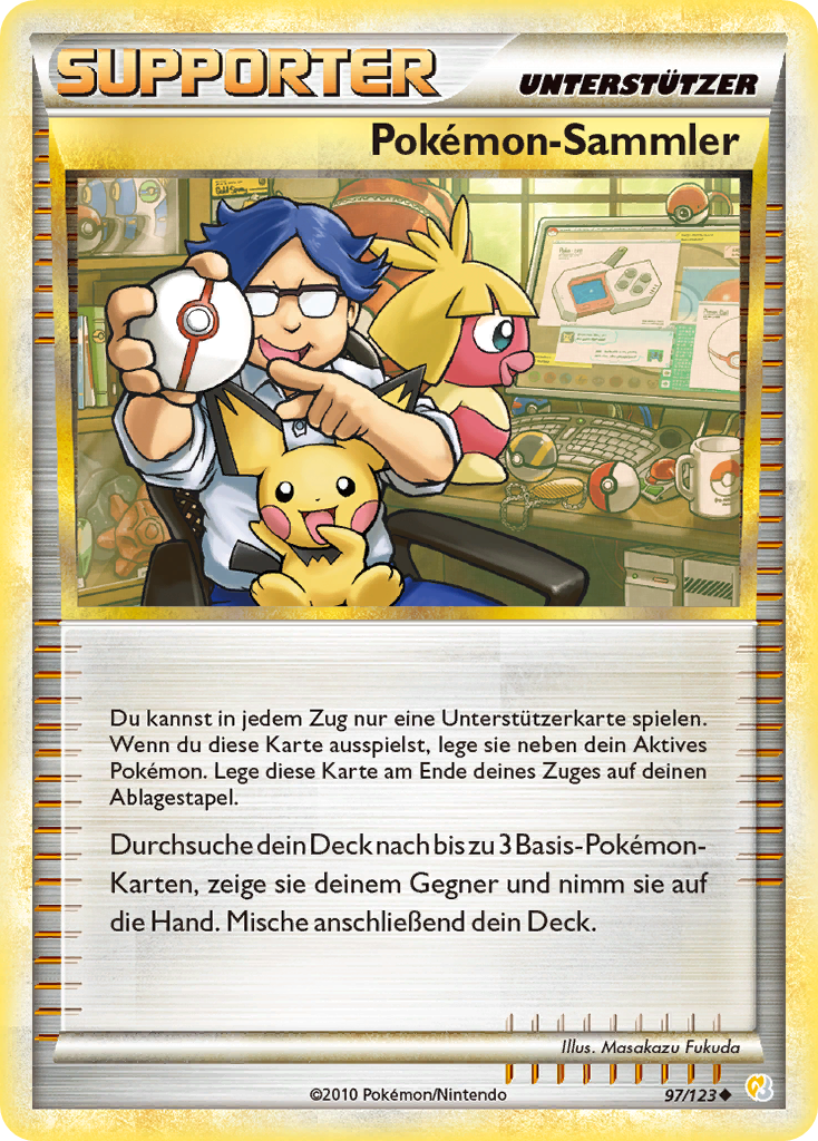 Pokémon-Sammler 97 — HeartGold SoulSilver (German Pokémon TCG card)