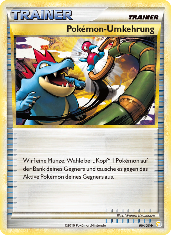 Pokémon-Umkehrung 99 — HeartGold SoulSilver (German Pokémon TCG card)