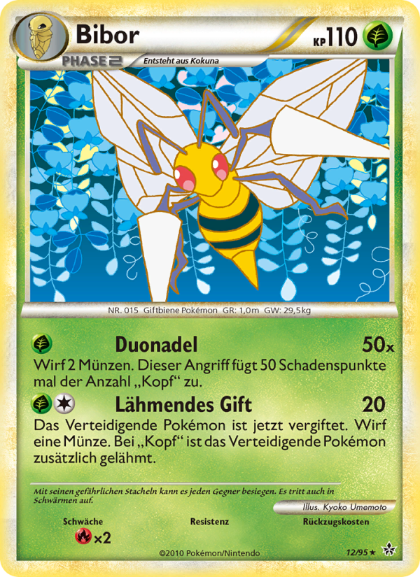 Bibor 12 — Entfesselt (German Pokémon TCG card)