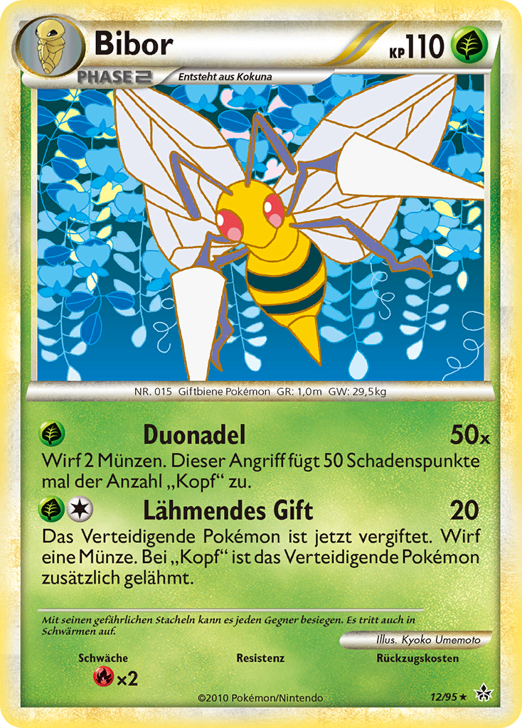 Bibor 12 — Entfesselt (German Pokémon TCG card)