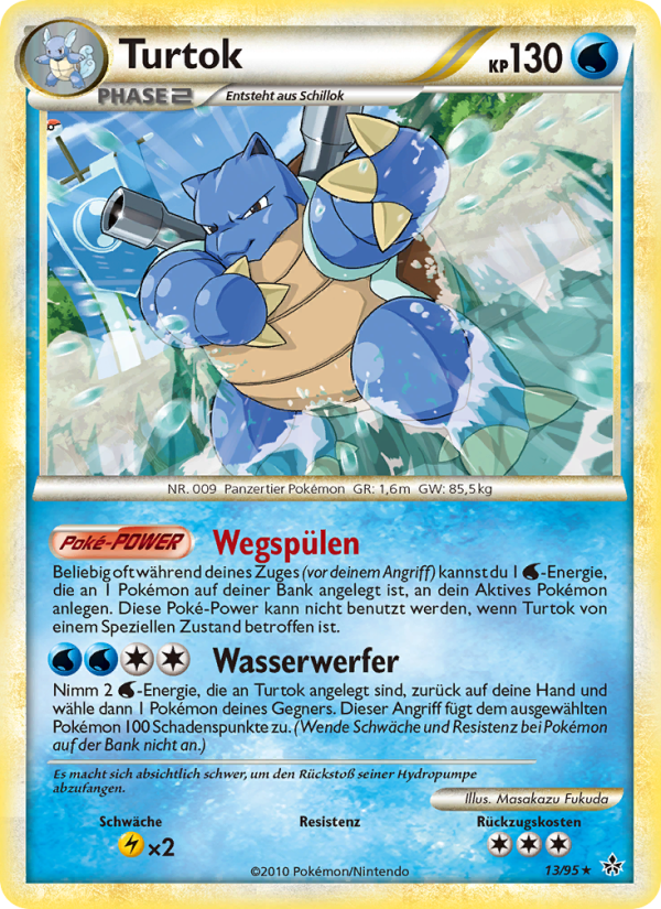 Turtok 13 — Entfesselt (German Pokémon TCG card)