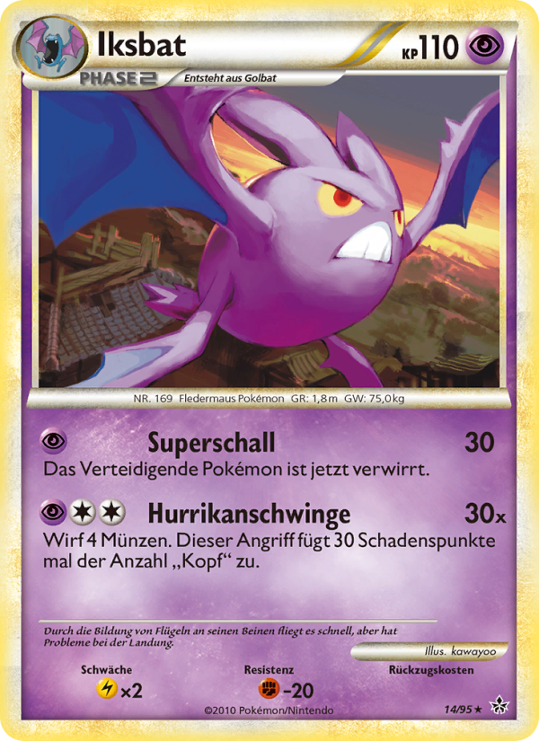 Iksbat 14 — Entfesselt (German Pokémon TCG card)